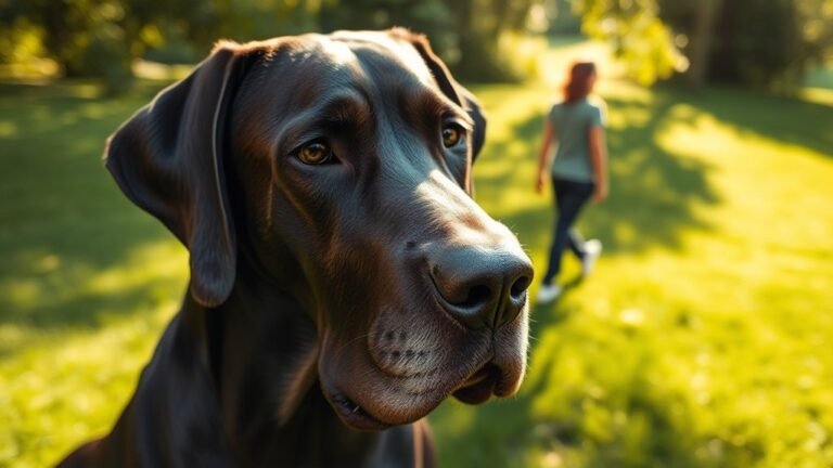 Great Dane Folow you
