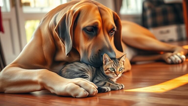 Do Great Danes get along with cats