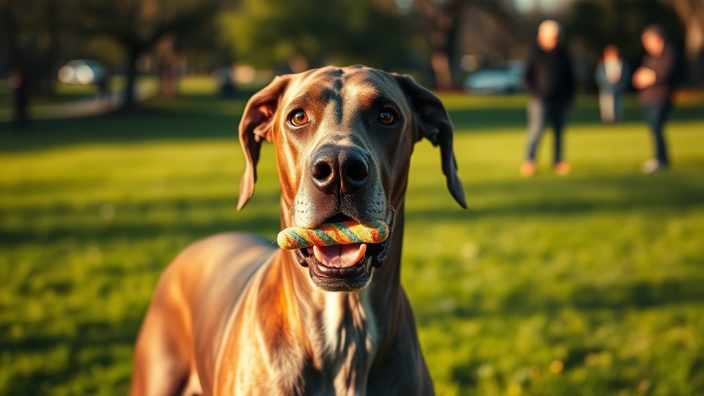 Great Dane & Choking