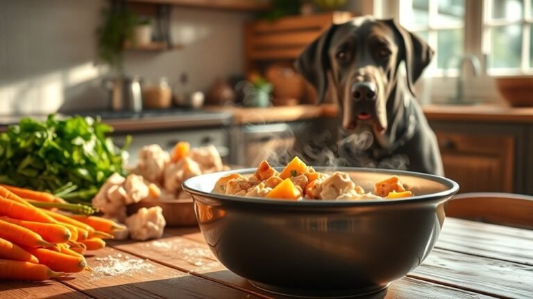 homemade food Great Dane