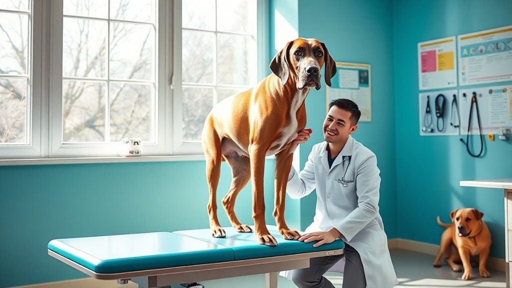 First Vet Visit Great Dane