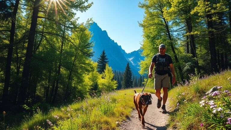Hiking with your great dane