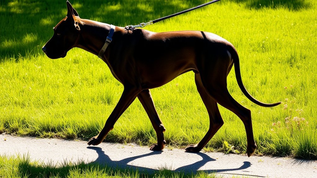 walking a great dane