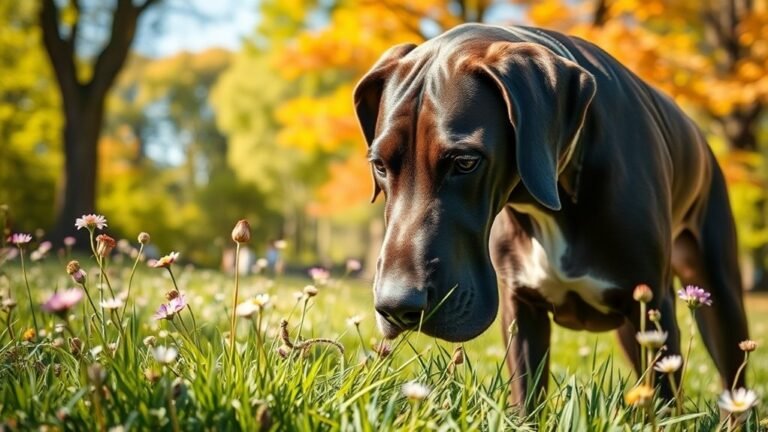 why does a great dane sniff everything