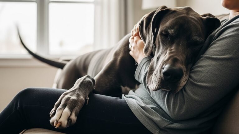 How to Tell That Your Great Dane Likes You