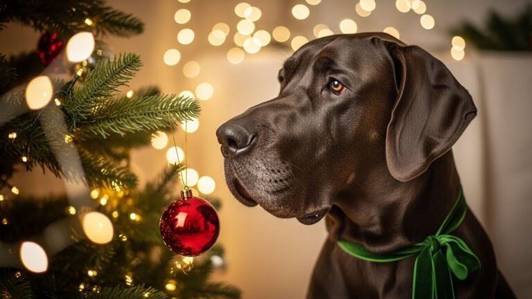 Christmas with a Great Dane
